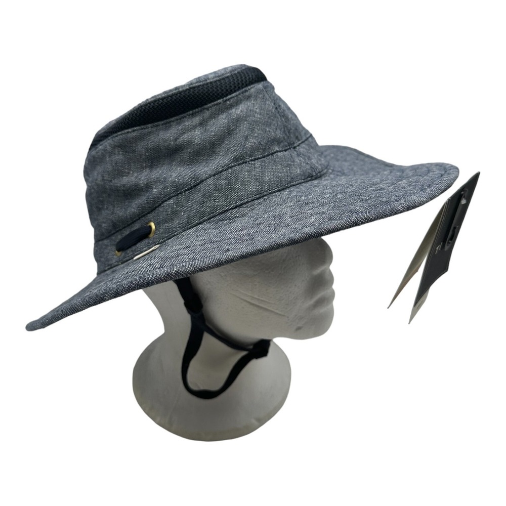 Tilley TMH55 Mashup‎ Airflo Hat Cap Mens 7 1/8 M Navy Blue Water Repellant Sun